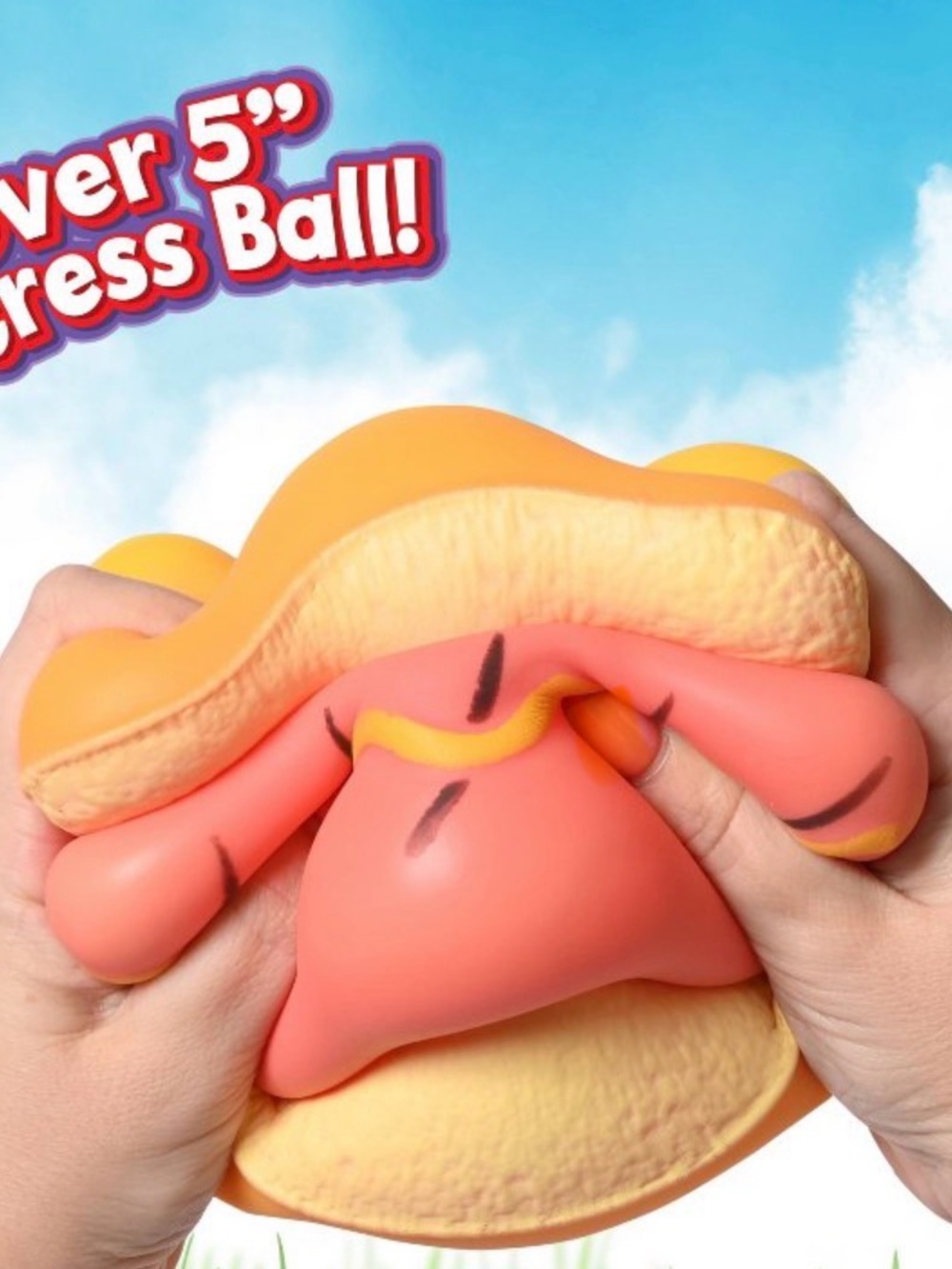1 Sunny day squeeezy hot dog fidget toy